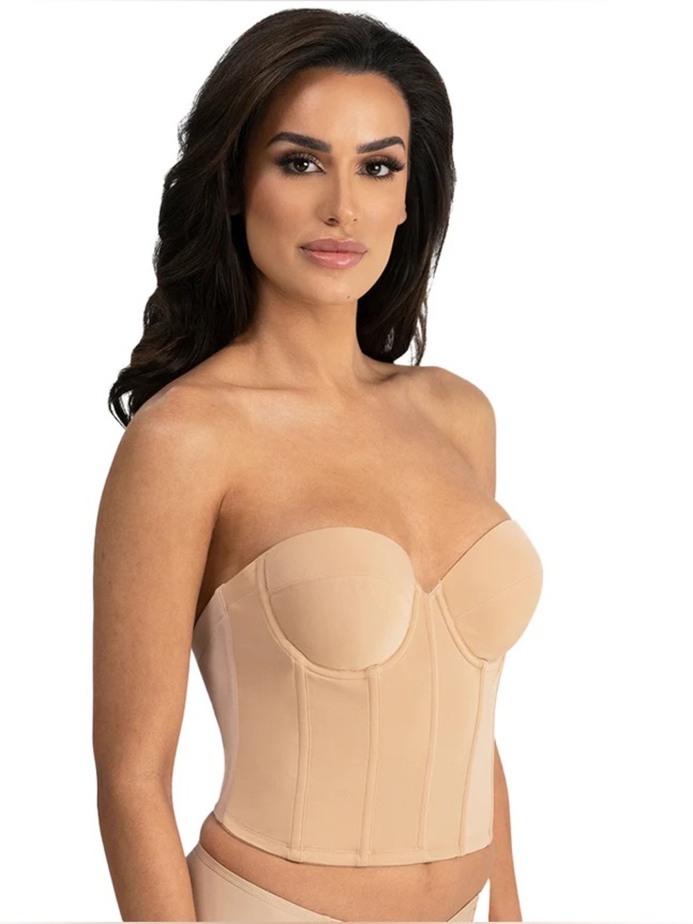 Dominique Brie Backless Strapless Bra 36F